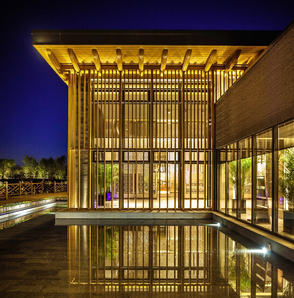 北京密云新城會所 建筑亮化照明賞析