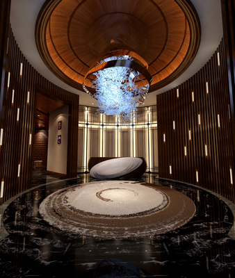 北京中海國際中心中式風格裝修效果圖鑒賞