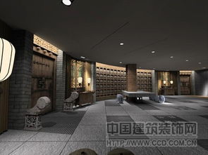 黎代武作品 北京大益茶文化會所，域想空間中的茶道境界